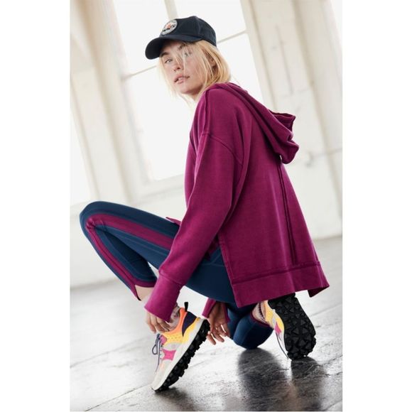 Free People Movement Only One Hoodie Magenta Disco XS NWT - Picture 7 of 9